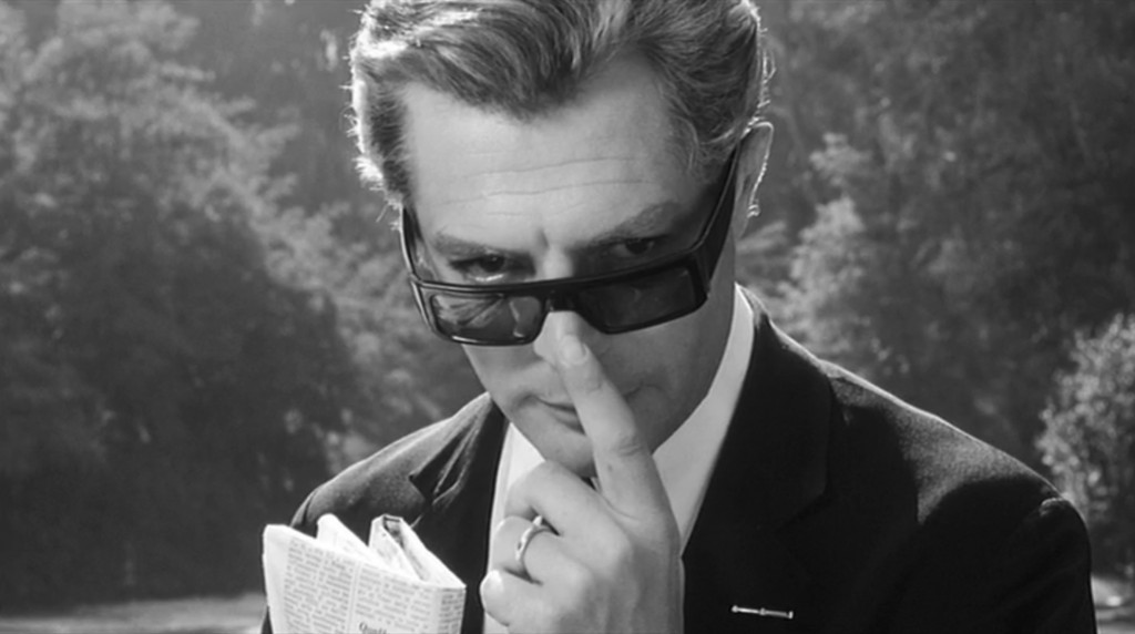 Janeiro de 2016 - Marcello Mastroianni encabeça o elenco de 81/2, de Fellini
