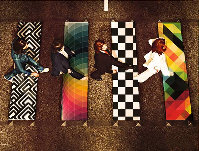Obra de Fernanda Peltier de Queiroz mostra outra perspectiva dos "fab four" Obra de Fernanda Peltier de Queiroz mostra outra perspectiva dos "fab four"