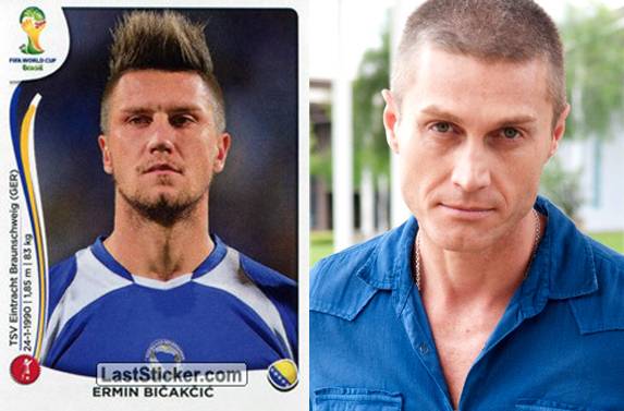 Almas gêmeas: 25 jogadores do álbum de figurinhas da Copa que se parecem com celebridades