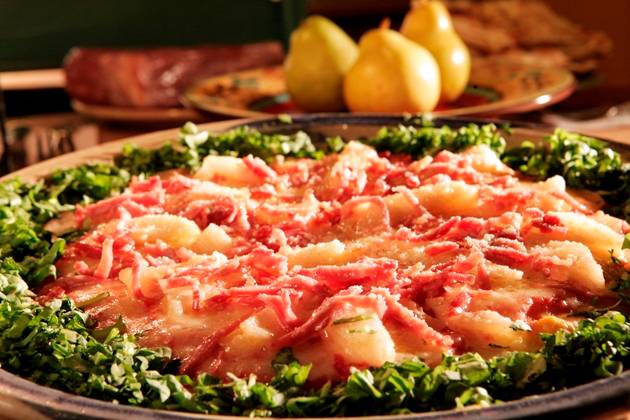 	Pizza de pera com presunto de Parma