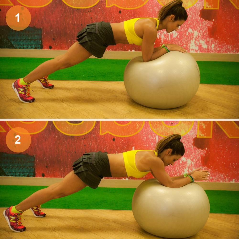 Três abdominais para fazer na bola e perder barriga
