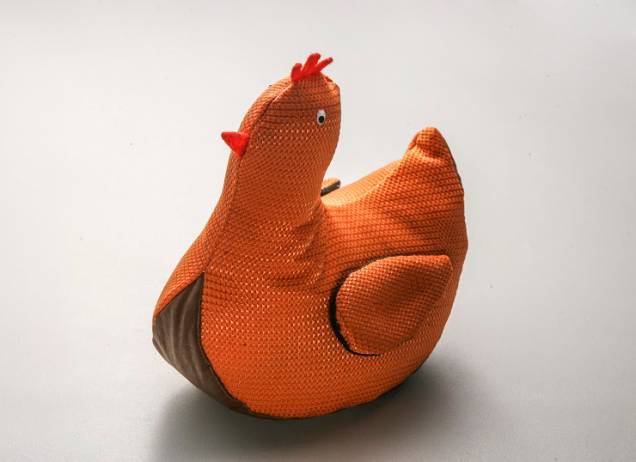 Peso para porta em formato de galinha Peso para porta em formato de galinha