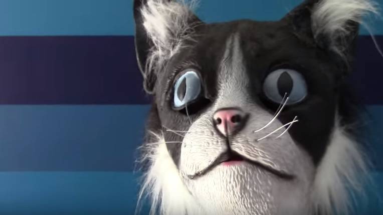 Rapaz tenta se enturmar com seus gatos usando máscara, mas a tática falha