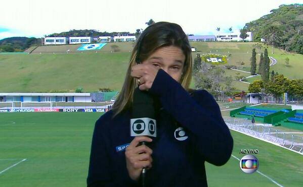 Fernanda Gentil manda recado a quem criticou choro após derrota da seleção