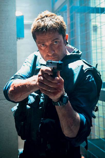 Gerard Butler em Invasão à Casa Branca: astro escocês na pele de um ex-segurança Gerard Butler em Invasão à Casa Branca: astro escocês na pele de um ex-segurança
