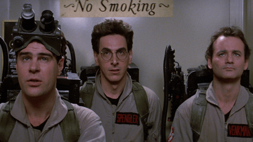 Dan Aykroyd, Harold Ramis e Bill Murray: os caça-fantasmas