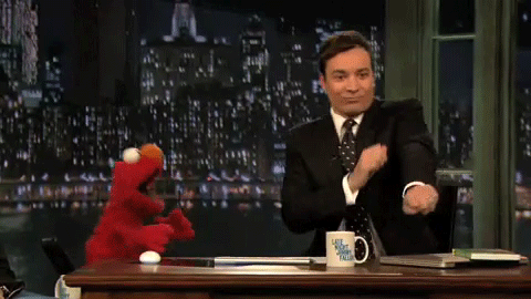 dancing happy jimmy fallon win elmo
