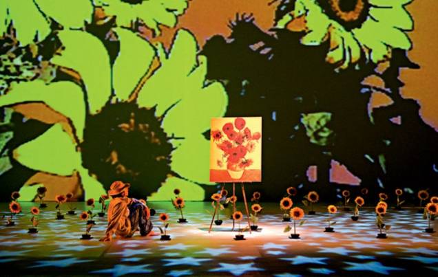 As coreografias de Girassóis inspiram-se em telas de Vincent van Gogh As coreografias de Girassóis inspiram-se em telas de Vincent van Gogh