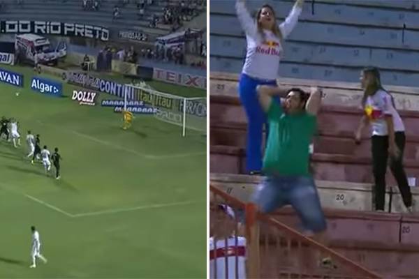 Torcedor faz dança divertidíssima ao comemorar gol do Red Bull no Teixeirão