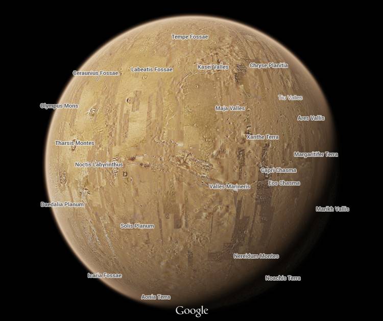 Agora você pode passear pela Lua e por Marte com o Google Maps; saiba como fazer