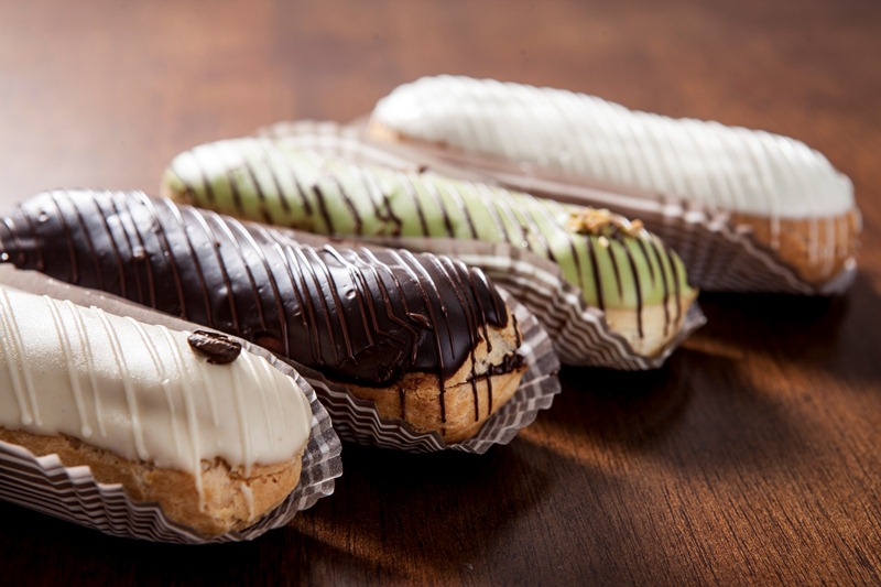 Seleção de éclairs Seleção de éclairs