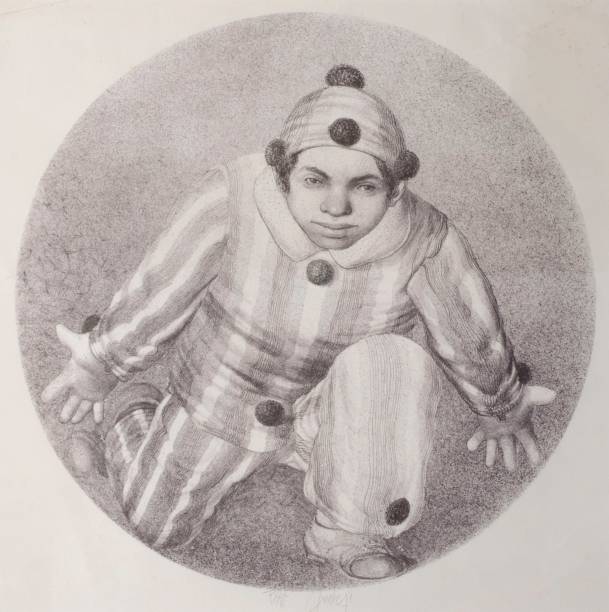 A gravura Palhaço, sem data A gravura Palhaço, sem data