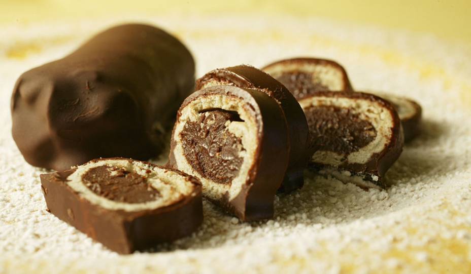 Havana: canudinho recheado de musse de chocolate meio amargo Havana: canudinho recheado de musse de chocolate meio amargo