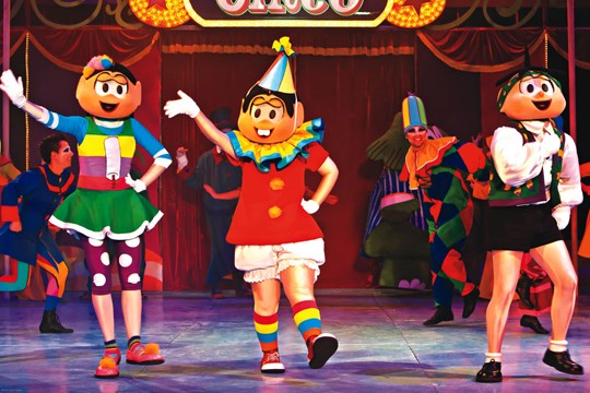 Magali, Mônica e Cebolinha no picadeiro: personagens apresentam Turma da Mônica no Mundo do Circo Magali, Mônica e Cebolinha no picadeiro: personagens apresentam Turma da Mônica no Mundo do Circo