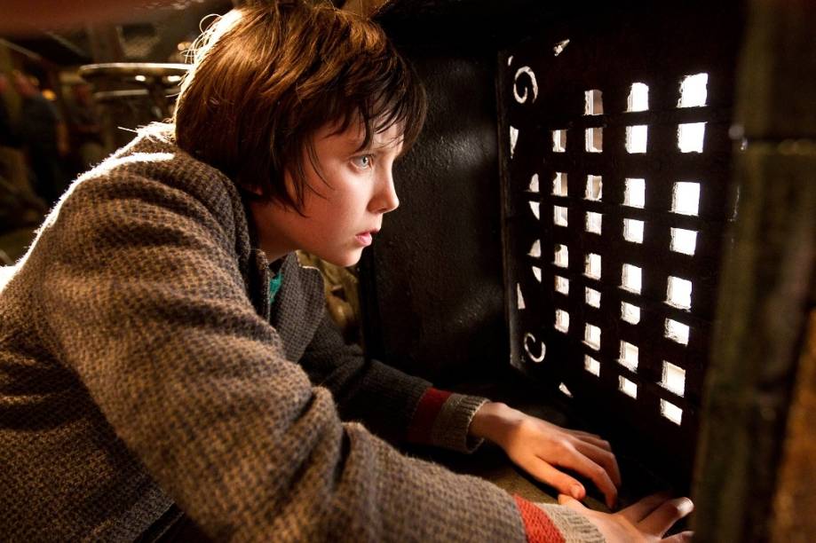 O ator mirim Asa Butterfield em A Invenção de Hugo Cabret: protagonista do filme O ator mirim Asa Butterfield em A Invenção de Hugo Cabret: protagonista do filme