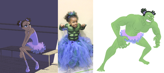 Fofura do dia: artista desenha super-heróis a partir de fotos de crianças fantasiadas