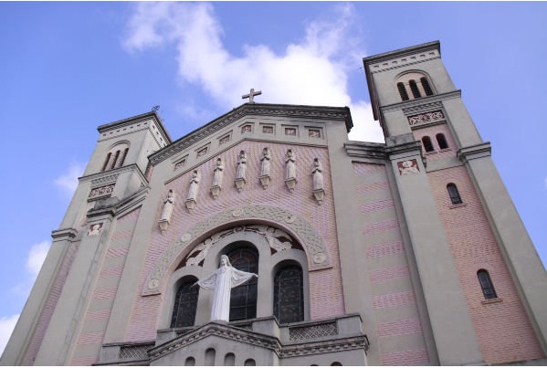 Fachada da Igreja Matriz Sagrada Família, no centro de São Caetano Fachada da Igreja Matriz Sagrada Família, no centro de São Caetano