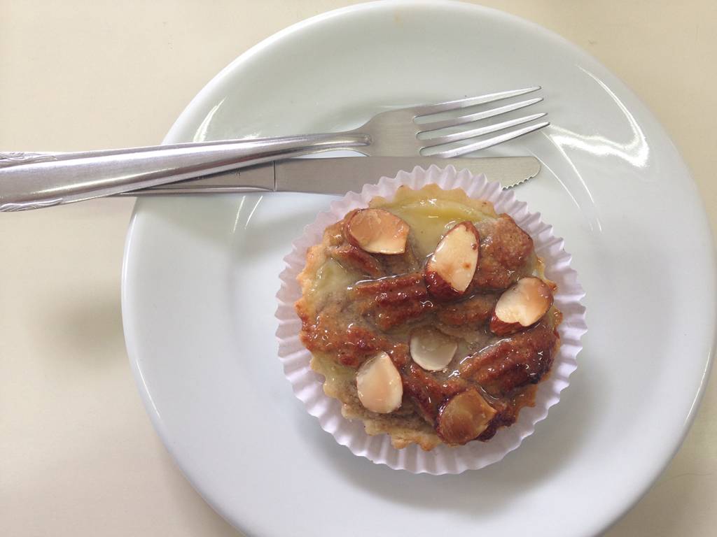 A torta de amêndoas é uma das diversas opções de sobremesa A torta de amêndoas é uma das diversas opções de sobremesa