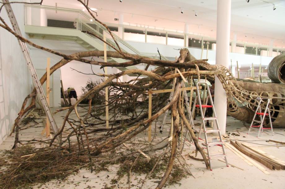 A ideia era fazer uma obra que pudesse ser vivida pelos visitantes A ideia era fazer uma obra que pudesse ser vivida pelos visitantes