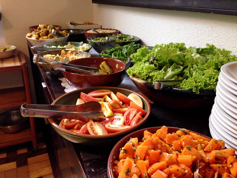 O almoço vegano da Casa Jaya