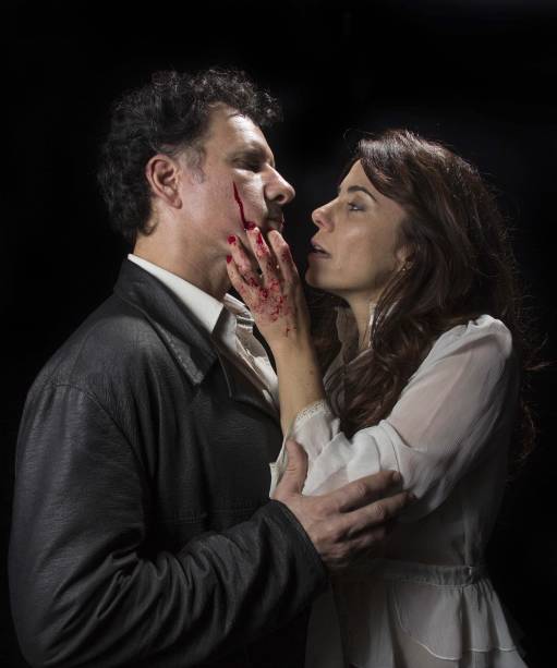 Joca Andreazza e Paula Cohen em Invasores Joca Andreazza e Paula Cohen em Invasores