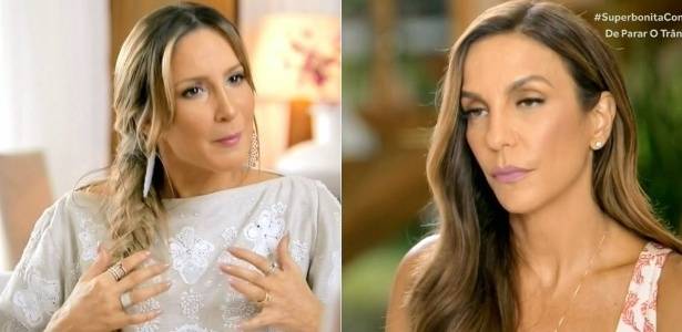 Ivete Sangalo repreende Claudia Leitte por plástica no seio