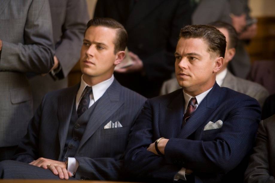 Armie Hammer e Leonardo DiCaprio: drama toca discretamente no assunto da homossexualidade de J. Edgar Armie Hammer e Leonardo DiCaprio: drama toca discretamente no assunto da homossexualidade de J. Edgar