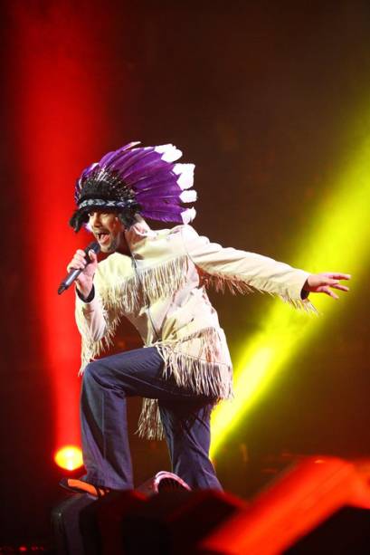 A banda Jamiroquai, em show em Londres, em 2011