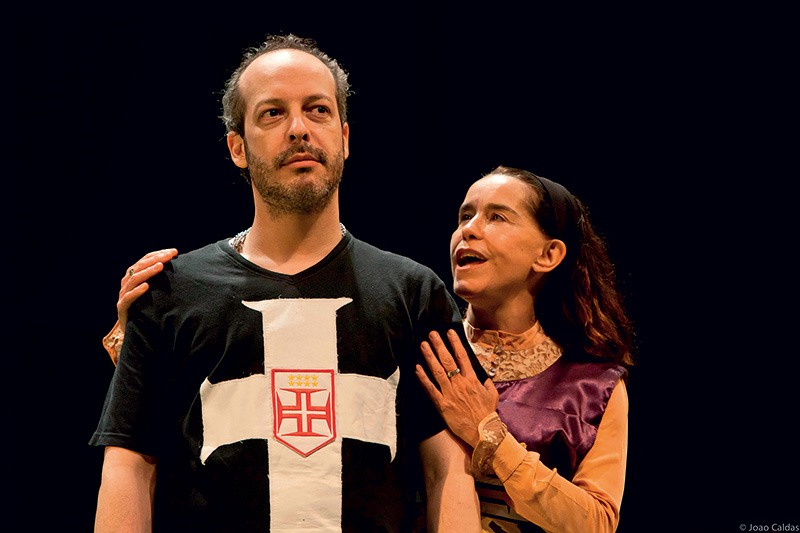 Rodrigo Fregnan e Lucélia Santos em A Falecida Rodrigo Fregnan e Lucélia Santos em A Falecida