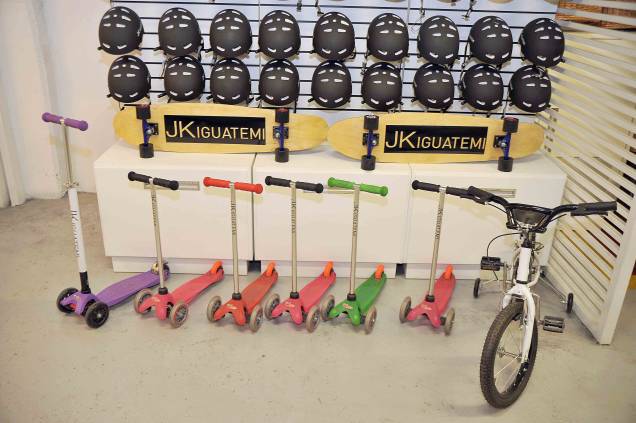 O JK Bike oferece serviço de aluguel de bicicleta, skate e minipatinete O JK Bike oferece serviço de aluguel de bicicleta, skate e minipatinete