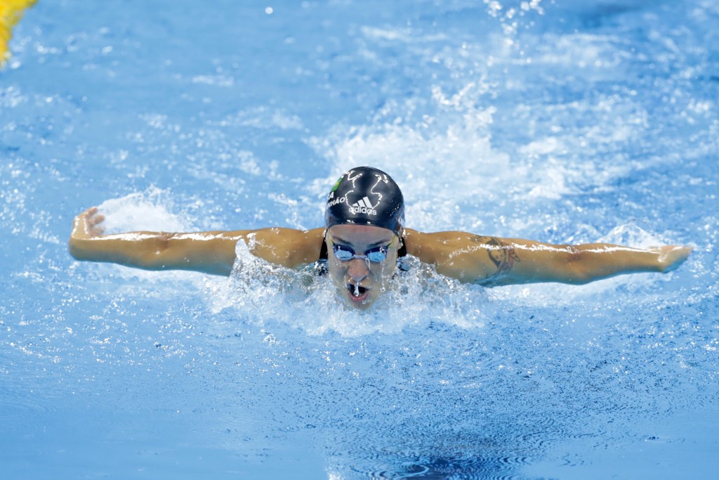 RJ - OLIMP&Iacute;ADAS/400M MEDLEY FEMININO - ESPORTES - A nadadora brasileira Joana Maranh&atilde;o durante a etapa classificat&oacute;ria dos 400m Medley Feminino, no Est&aacute;dio Aqu&aacute;tico Ol&iacute;mpico, no Rio de Janeiro (RJ), neste s&aacute;bado (6). 06/08/2016 - Foto: LEONARDO BENASSATTO/FUTURA PRESS/FUTURA PRESS/ESTAD&Atilde;O CONTE&Uacute;DO