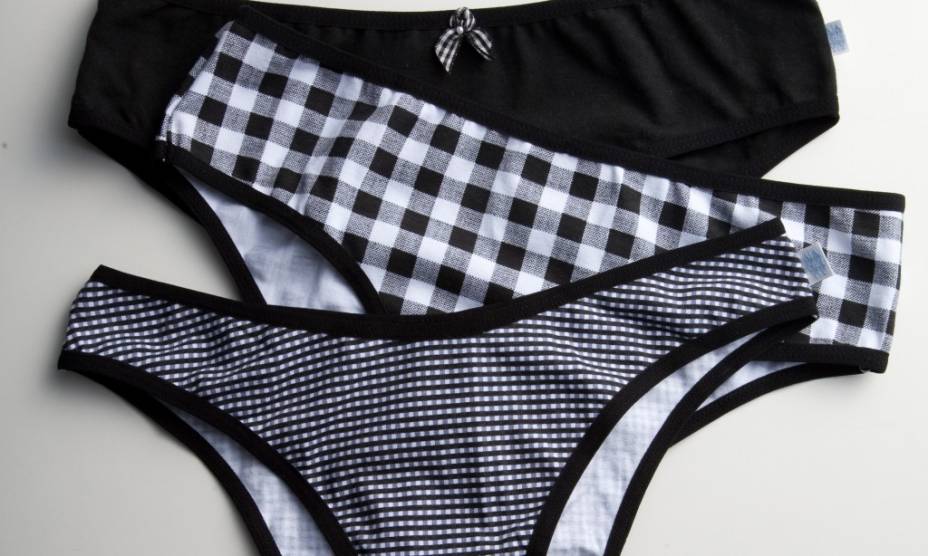 Kit com três calcinhas, da Any Any Kit com três calcinhas, da Any Any