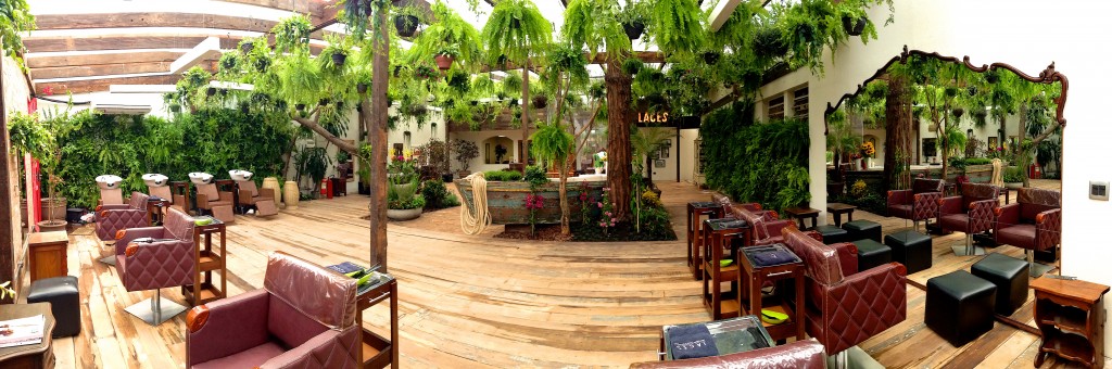 Ambiente do sal&atilde;o de beleza Laces and Hair, no Morumbi. (Foto: divulga&ccedil;&atilde;o)