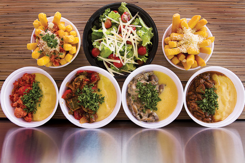 Prato único: sugestões variadas com a mesma matéria-prima Prato único: sugestões variadas com a mesma matéria-prima