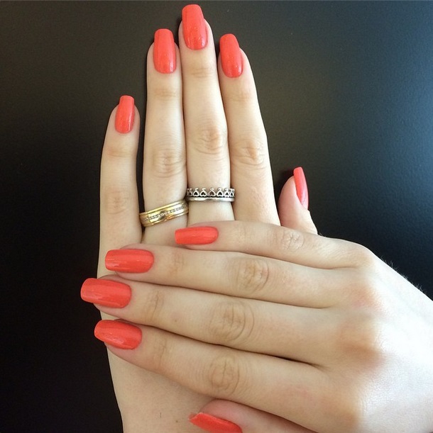 Tendência de beleza: laranja