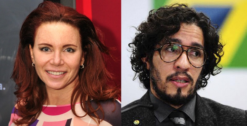 Leilane Neubarth e Jean Wyllys batem boca sobre impeachment e trocam farpas no Twitter