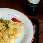 Sugest&atilde;o de massa: capelete de carne aos quatro queijos