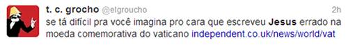 Vaticano erra e chama Jesus de ‘Lesus’ em medalha comemorativa
