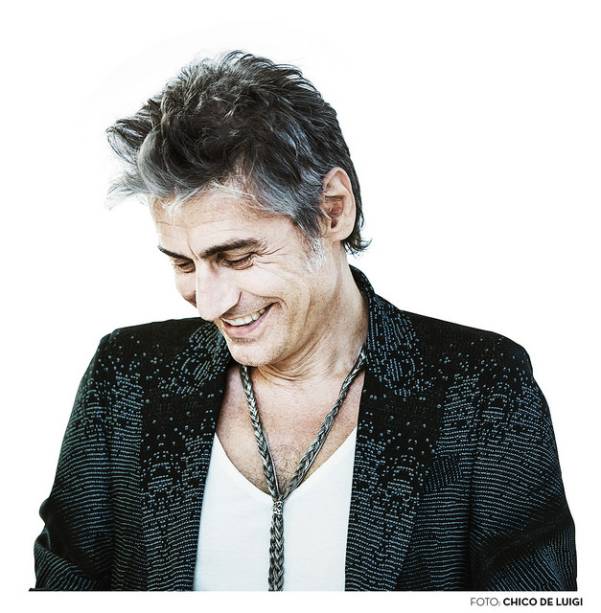 O cantor italiano Ligabue