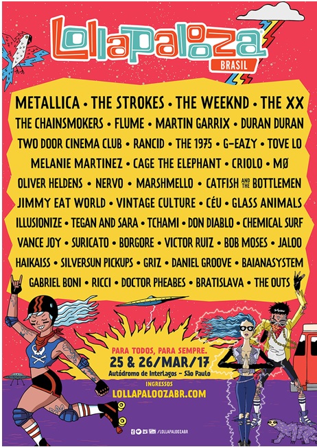 Martin Garrix e Jimmy Eat World são confirmados no festival Lollapalloza e completam lineup