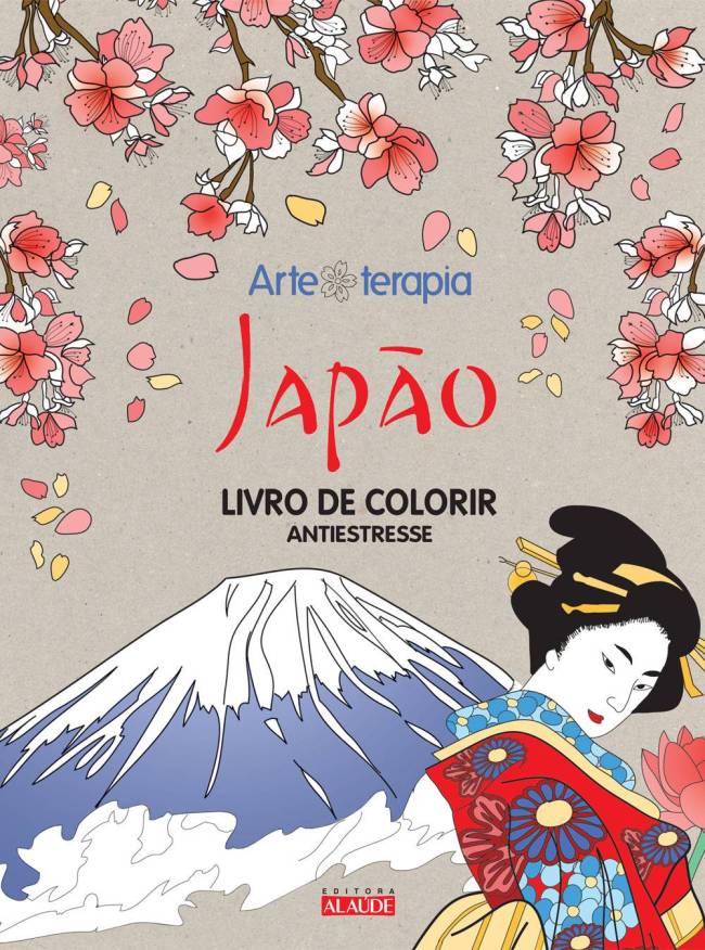 livro colorir - Japão - Editora Alaúde