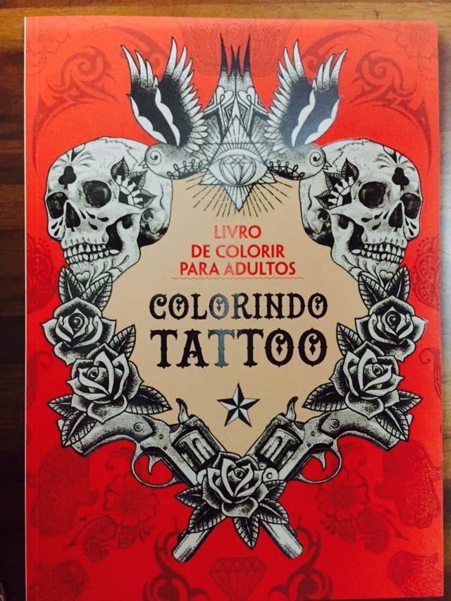 Livro - colorir Tatuagem
