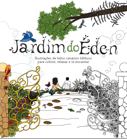 Livros colorir - Jardim do Éden Livros colorir - Jardim do Éden