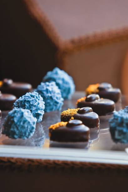 Os bombons chardon bleu e miryade Os bombons chardon bleu e miryade