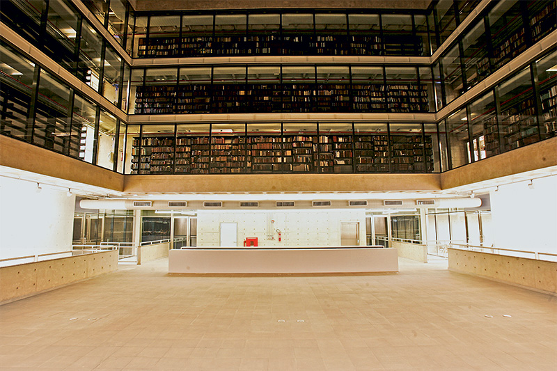 Parte interna do novo edifício: construção de 6.500 metros quadrados na Cidade Universitária Parte interna do novo edifício: construção de 6.500 metros quadrados na Cidade Universitária