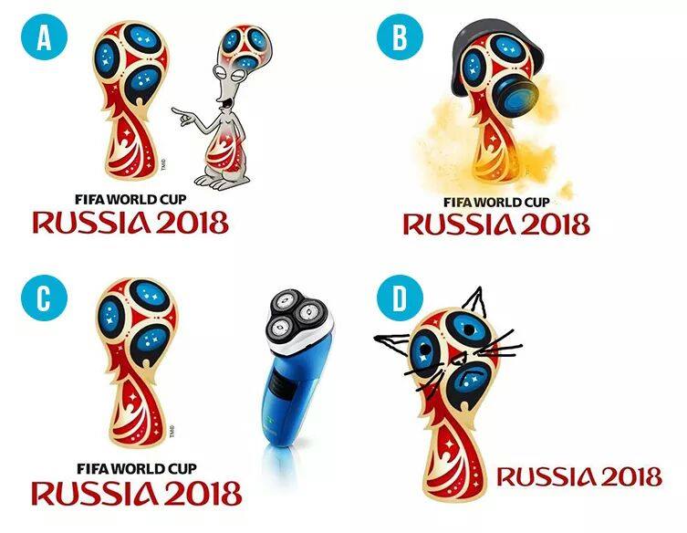 O logo da Copa de 2018, na Rússia, já virou meme na internet