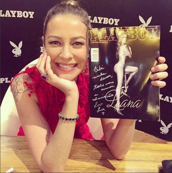 ‘Playboy’ de Luana Piovani tem nu frontal