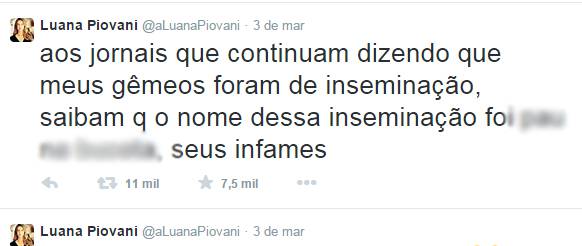 luana piovani Twitter