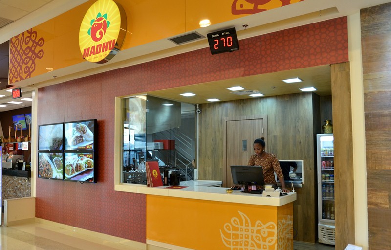 Restaurante Madhu, localizado no Shopping Frei Caneca Restaurante Madhu, localizado no Shopping Frei Caneca