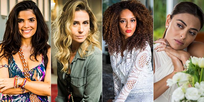 Os cabelos e as maquiagens das atrizes globais mais pedidos pelas telespectadoras em novembro